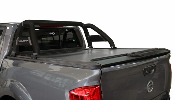 Nissan Navara Black RollaTop Compatible Sports Bar